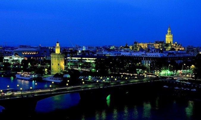 Séville la nuit (Andalousie)