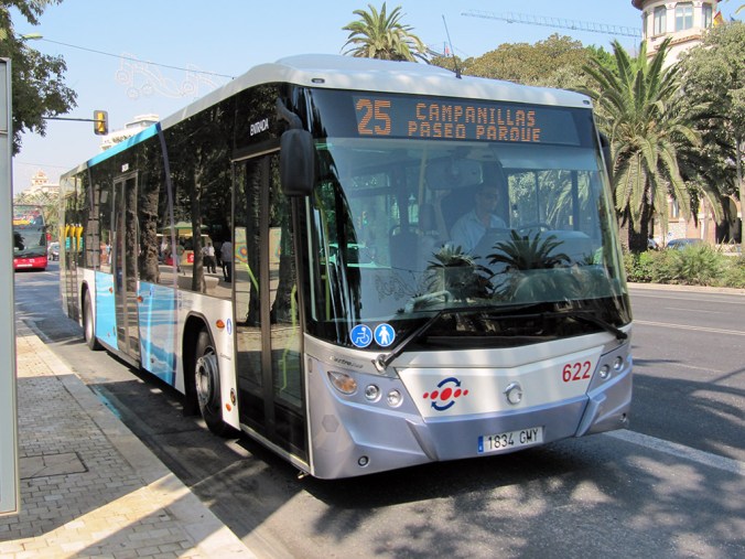 Moyennes de transports à Malaga, Andalousie