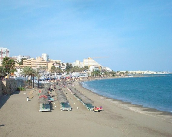Plage Santa Ana Benalmadena, Malaga