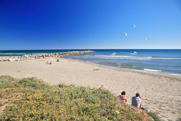 Plage de Cabopino, Marbella, Malaga.