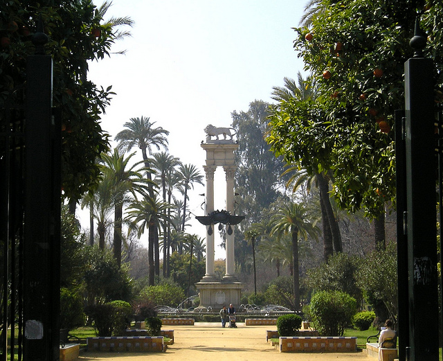 Jardins de Murillo à Séville (Andalousie)