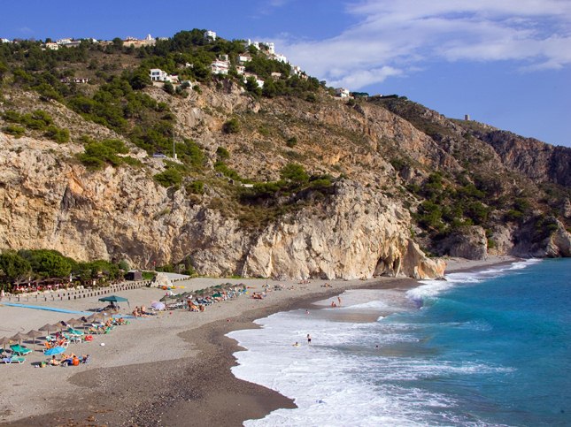 Plage de Cantarriján, Almuñecar (Grenade)