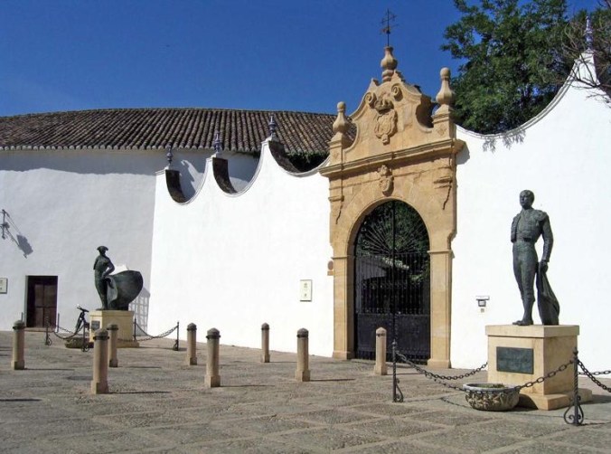 Entrée aux Arènes de Ronda, Malaga (Andalousie)