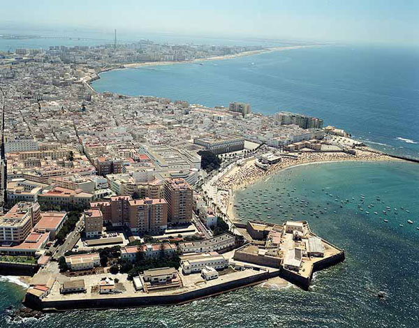 Vue sur Cadix (Andalousie)