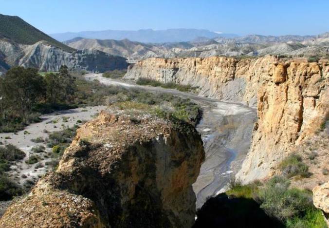 Paysage du Désert de Tabernas, Almería (Andalousie)