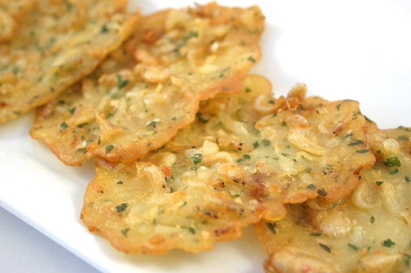 tortillitas de camarones